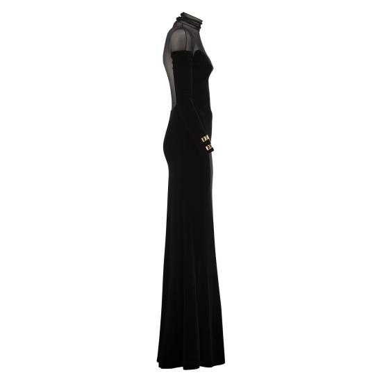 26FW 엘리자베타프랜치 미디 원피스 ABR2967E2 BLACK - ELISABETTA FRANCHI
