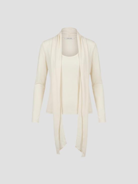 26FW 라미아 라가 반팔 티셔츠 FW26TP03OWT OWT OFF WHITE