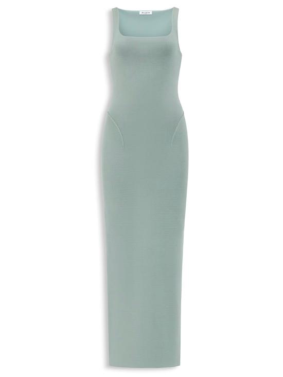 26FW 알라이아 원피스 AA9R3205K295D 606 VERT DE GRIS