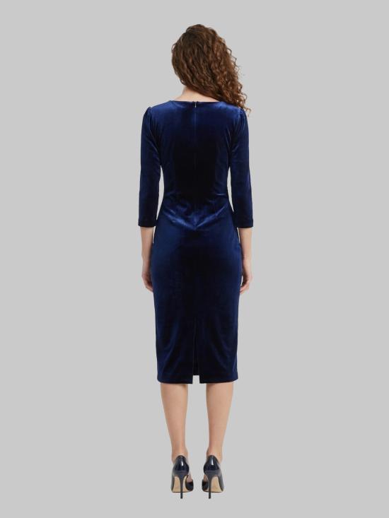 26FW SUTTON NEW YORK 미디 원피스 5020 BLUE - SUTTON NEW YORK