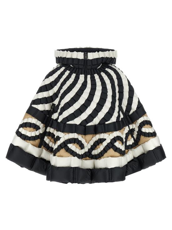 26FW 크리스토퍼 락시 케이프 AWT039BLACKWHITE Multicolor
