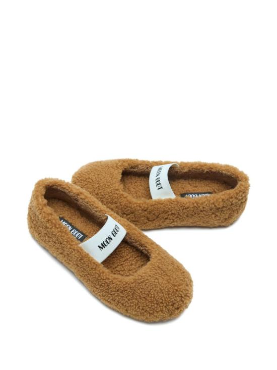 26FW 문부츠 시어링 퍼 발레리나 플랫슈즈 80D2400010 M008 MARRONE - MOON BOOT