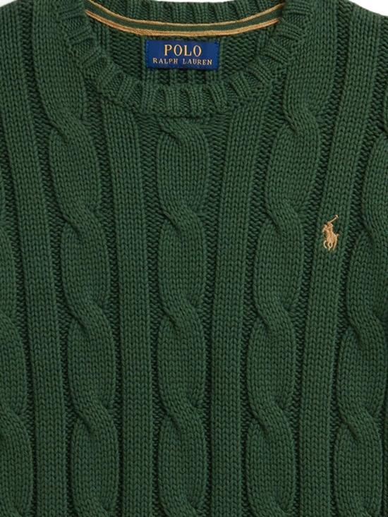 25FW [키즈] 랄프 로렌 니트/스웻셔츠 323981036002 301 BOTTLE GREEN C0538 - RALPH LAUREN