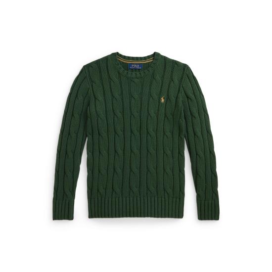 25FW [키즈] 랄프 로렌 니트/스웻셔츠 323981036002 301 BOTTLE GREEN C0538
