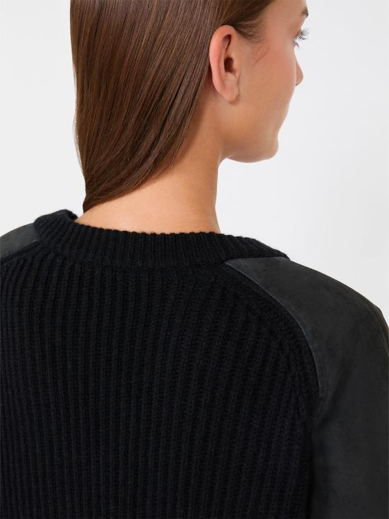 26FW 막스마라 스웨터 MXSTACCO 008 ANTRACITE MELANGE - MAX MARA