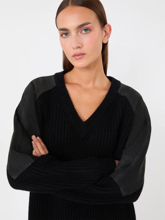 26FW 막스마라 스웨터 MXSTACCO 008 ANTRACITE MELANGE - MAX MARA