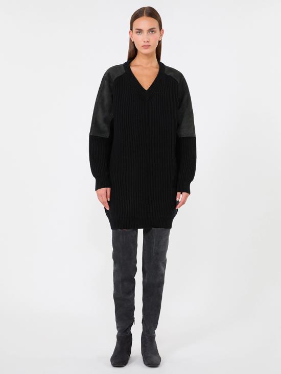 26FW 막스마라 스웨터 MXSTACCO 008 ANTRACITE MELANGE - MAX MARA