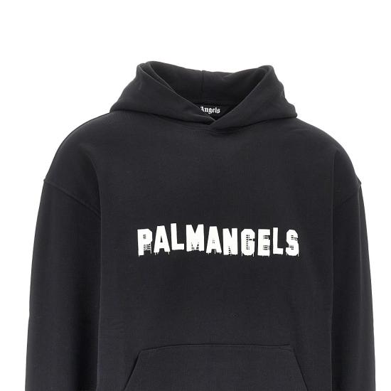 26FW 팜앤젤스 후드 티셔츠 PAMBB003FL007 Black - PALM ANGELS