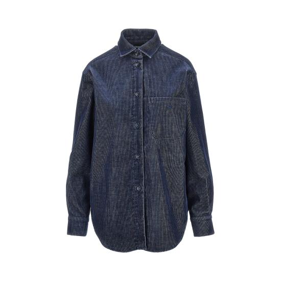26FW 엠포리오 아르마니 셔츠 EW002058AF26165 Blue