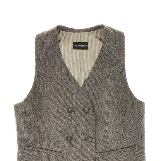 26FW 엠포리오 아르마니 탑 EW005857TE23226 Khaki - EMPORIO ARMANI
