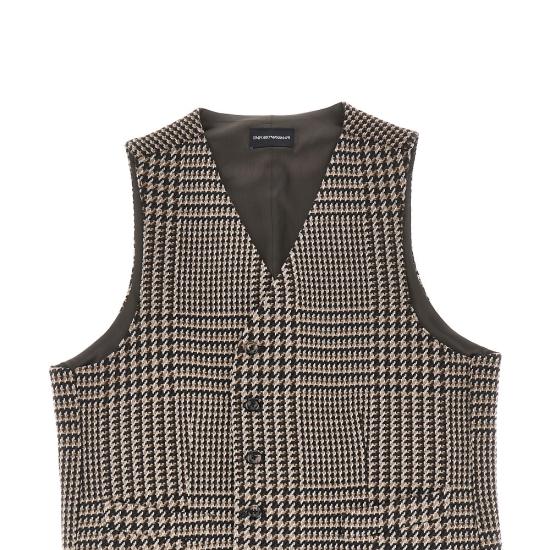 26FW 엠포리오 아르마니 베스트 EM007925TE23208 Brown - EMPORIO ARMANI