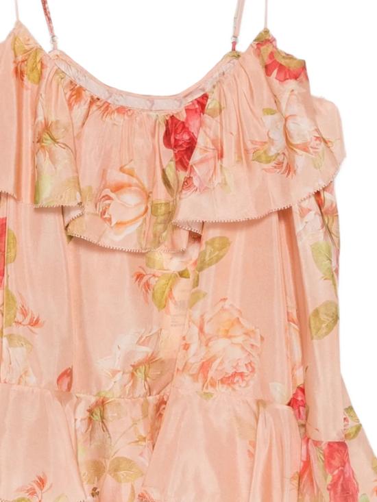 26FW 짐머만 긴팔 티셔츠 9094TSS264 PROF PINK ROSE FLORAL - ZIMMERMANN
