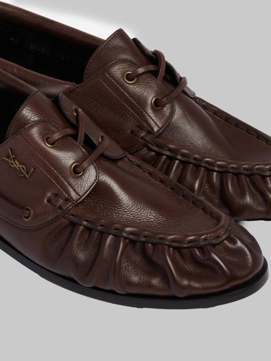 26FW 생로랑 로퍼 A002HL BROWN - SAINT LAURENT