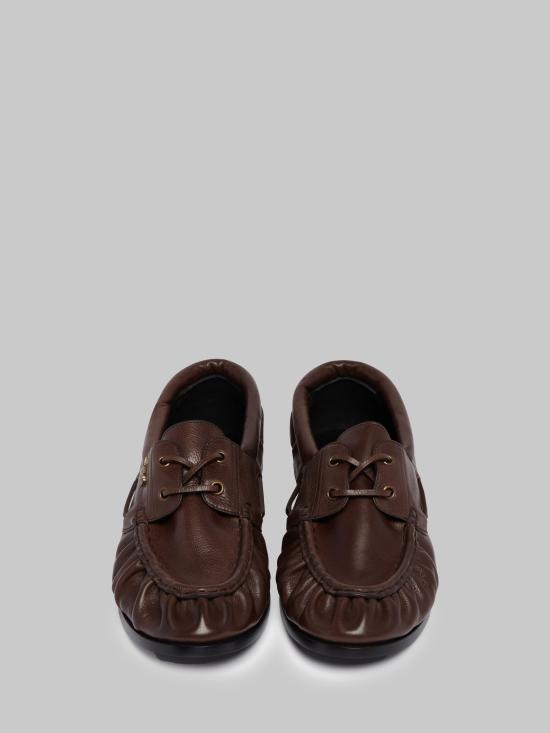 26FW 생로랑 로퍼 A002HL BROWN - SAINT LAURENT