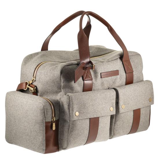 26FW 브루넬로 쿠치넬리 더플백 MBPABU323 GREY - BRUNELLO CUCINELLI