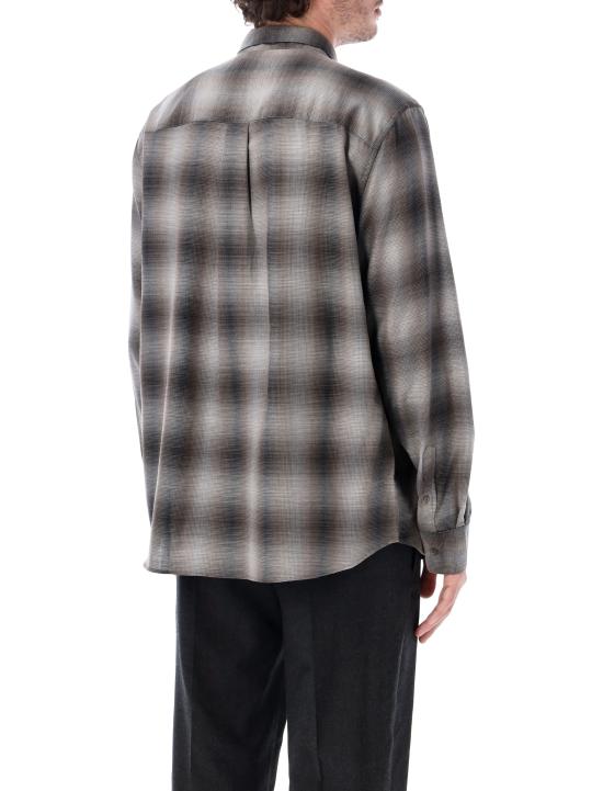 26FW 베르너 퀼 긴팔 셔츠 395S12 064 STONE CHECK - BERNER KUHL