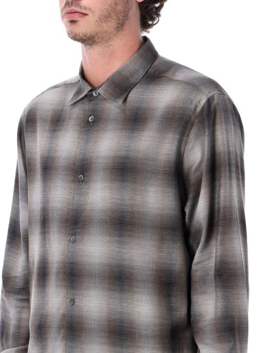 26FW 베르너 퀼 긴팔 셔츠 395S12 064 STONE CHECK - BERNER KUHL