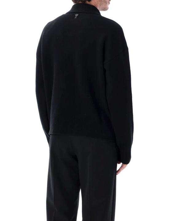 26FW 아미 가디건 HKC923KN0192 001 NERO - AMI