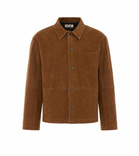 26FW 쿠어 무스탕 CXG4SO13K DBR BROWN