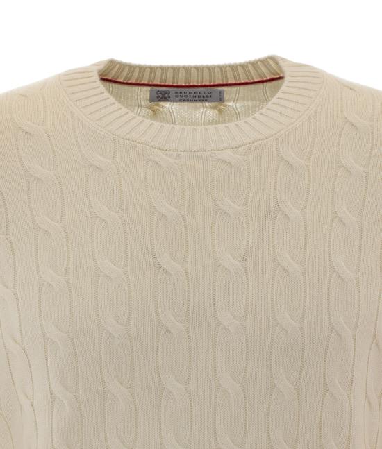 26FW 브루넬로 쿠치넬리 스웨터 M22707200 CO312 WHITE - BRUNELLO CUCINELLI