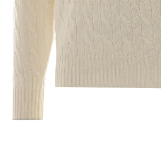 26FW 브루넬로 쿠치넬리 스웨터 M22707200 CO312 WHITE - BRUNELLO CUCINELLI