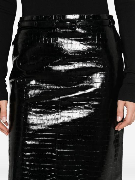 26FW 톰포드 숏 스커트 GCL935LEX497 NAA BLACK - TOMFORD