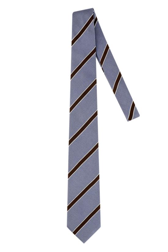 26FW 꼬르넬리아니 넥타이 28UV112A20604 009 Light blue - CORNELIANI