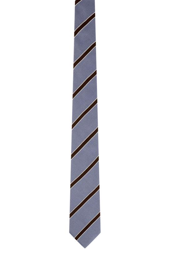 26FW 꼬르넬리아니 넥타이 28UV112A20604 009 Light blue - CORNELIANI