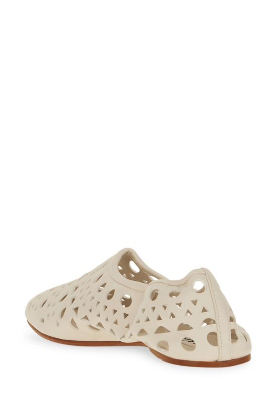 26FW 알라이아 뮬/슬리퍼 AA3A1056I100 020 BLANC CASSE - ALAIA