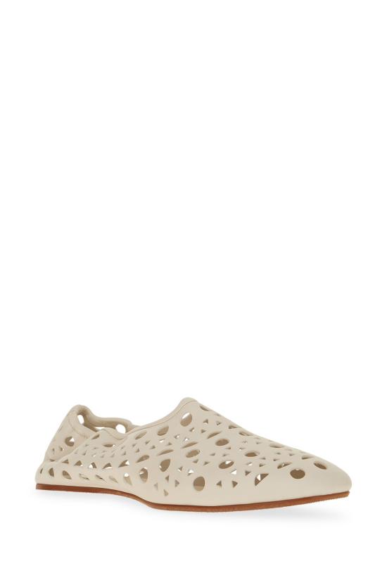 26FW 알라이아 뮬/슬리퍼 AA3A1056I100 020 BLANC CASSE - ALAIA