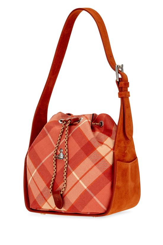 26FW 비비안웨스트우드 스테이시 버킷백 4C020005WW01JA G201 Red - VIVIENNE WESTWOOD