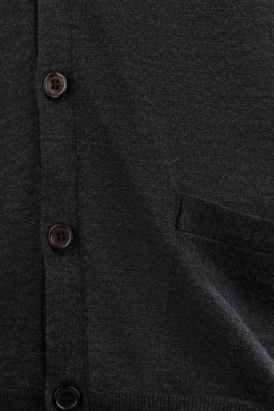 26FW 파울로 라가치니 가디건 55116K 10 Grey - PAOLO RAGAZZINI