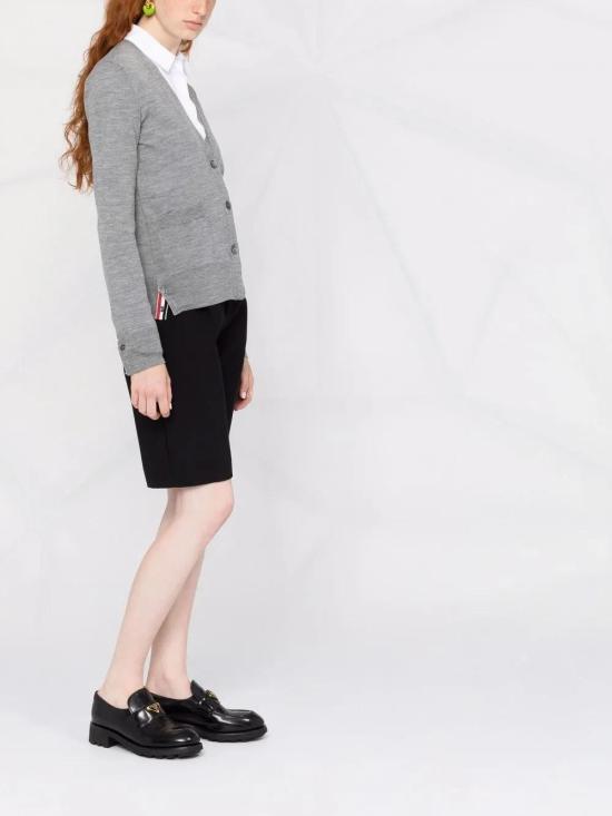 26FW 톰브라운 파인 메리노 울 4바 릴렉스 핏 가디건 FKC334AY1014 LT GREY 055 - THOM BROWNE