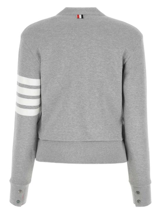26FW 톰브라운 루프백 저지 4바 가디건 FJT069A00535 LT GREY 055 - THOM BROWNE