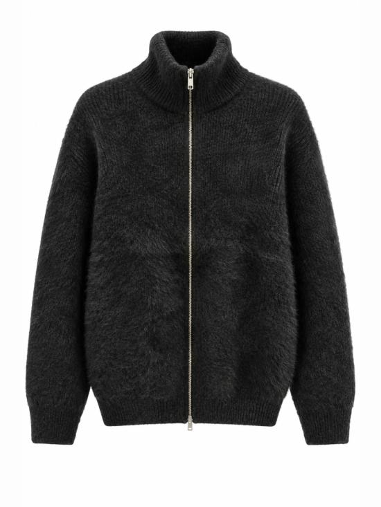 26FW 집업 니트 RM262052 BLACK
