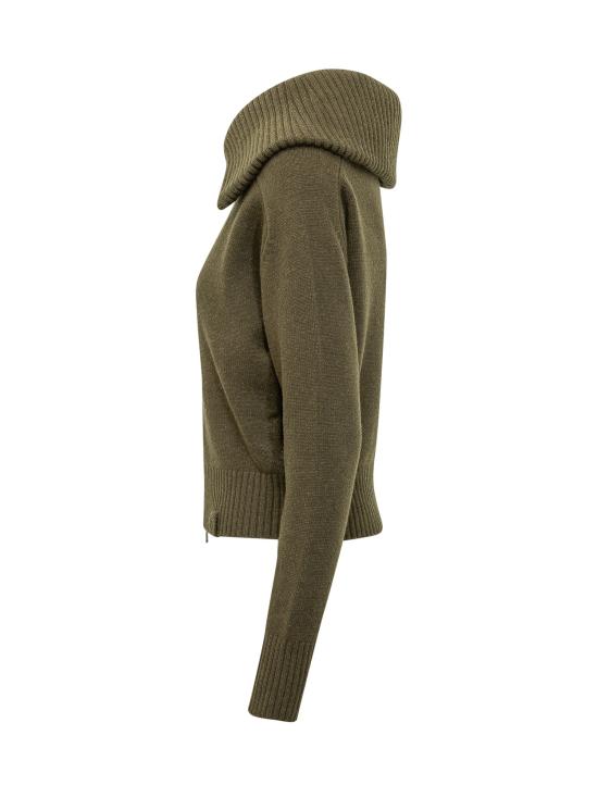 26FW 빅토리아 베컴 가디건 1426KJU007545A 9990 MARSH GREEN - VICTORIA BECKHAM