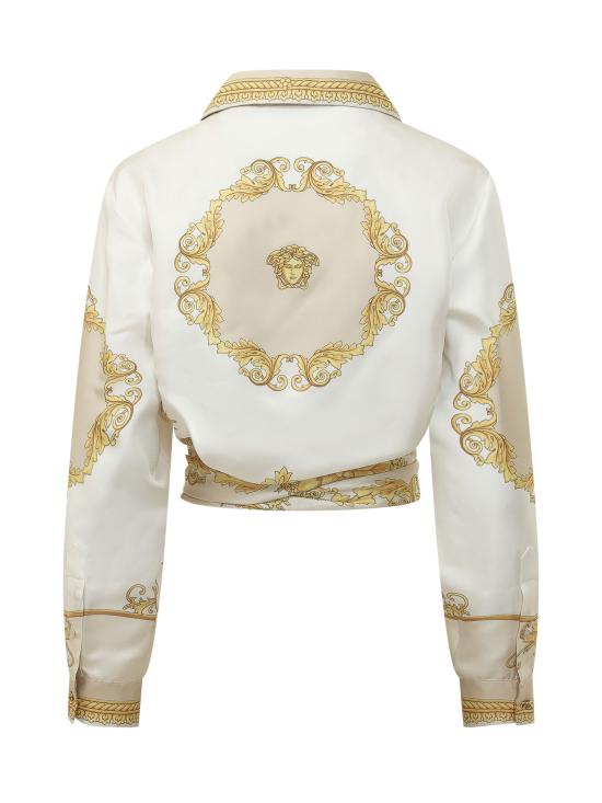 26FW 베르사체 셔츠 10266961A19254 5KA40 BONE IVORY GOLD - VERSACE