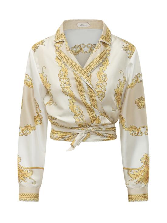 26FW 베르사체 셔츠 10266961A19254 5KA40 BONE IVORY GOLD