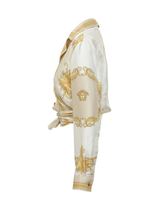 26FW 베르사체 셔츠 10266961A19254 5KA40 BONE IVORY GOLD - VERSACE