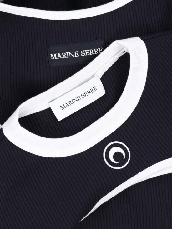 26FW 마린세르 미디 원피스 WDR511A CJER0125 BK99 BLACK - MARINE SERRE