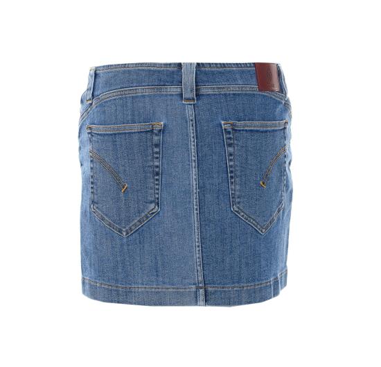 26FW 돈답 미디 스커트 G660B DS0397D XL2800 BLUE - DONDUP