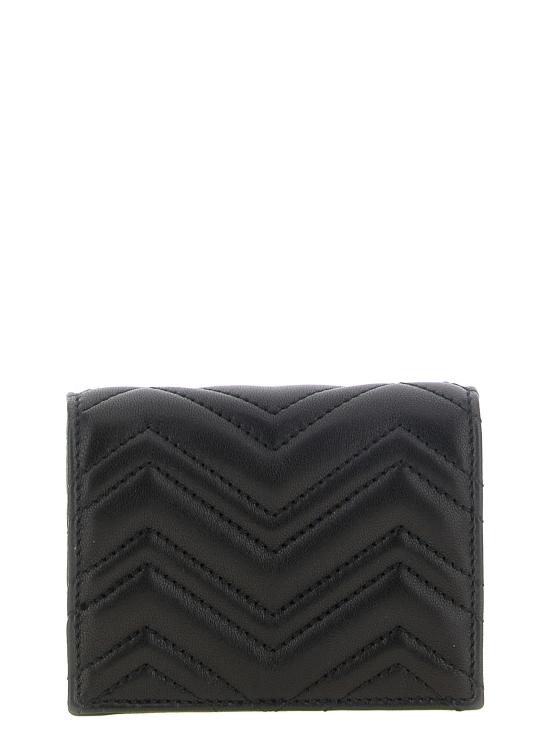 26FW 구찌 GG 마몽 카드 케이스 466492AAFAX1000 Black - GUCCI
