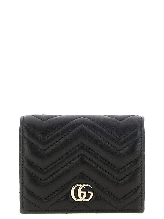 26FW 구찌 GG 마몽 카드 케이스 466492AAFAX1000 Black