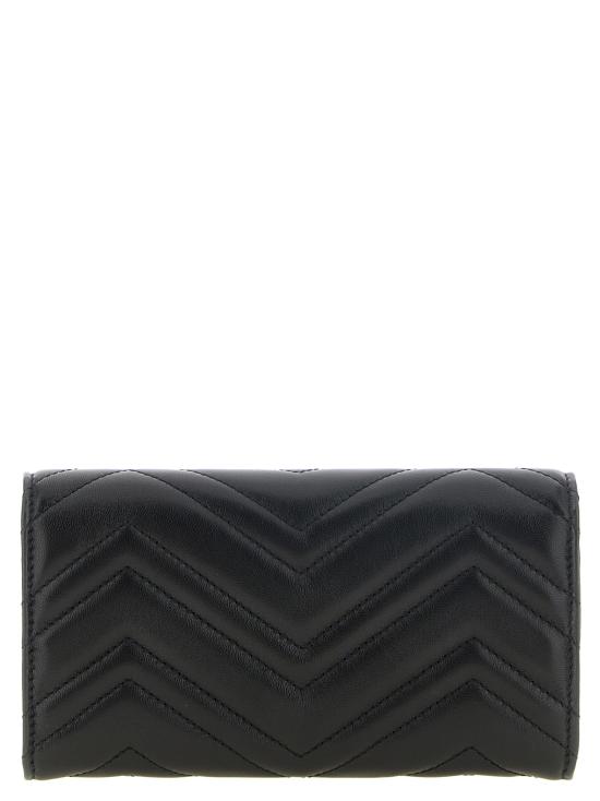 26FW 구찌 GG 마몽 콘티넨탈 지갑 443436AAFAX1000 Black - GUCCI