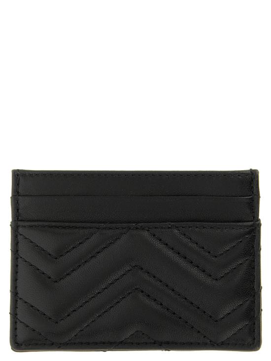 26FW 구찌 GG 마몽 카드지갑 구찌 443127AAFAX1000 Black - GUCCI