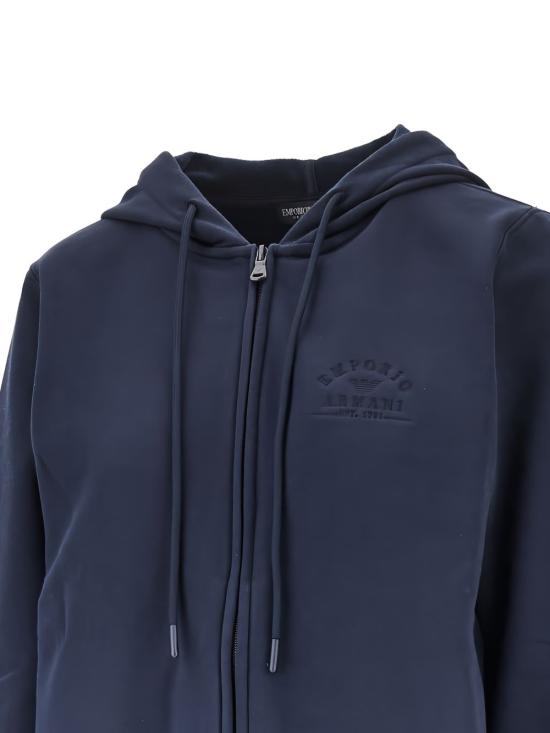 26FW 엠포리오 아르마니 후드 티셔츠 EW000392 AF25592UB101 NAVY - EMPORIO ARMANI
