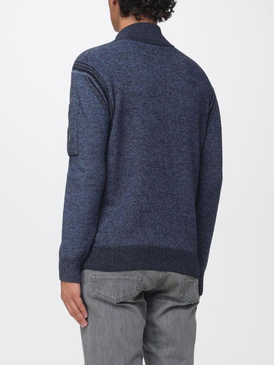 26FW 씨피 컴퍼니 집업 니트 21CMKN298A006170A 871 Navy - C.P. COMPANY