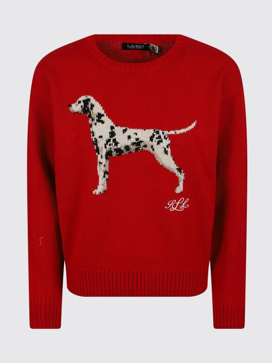 26FW 랄프 로렌 스웨터 200B27843 001 Red - RALPH LAUREN