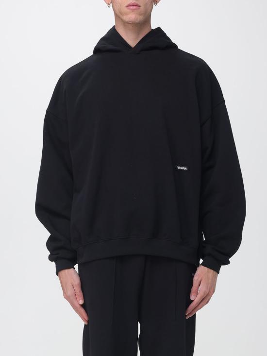 26FW 디스클레이머 후드 티셔츠 55715 NERO Black