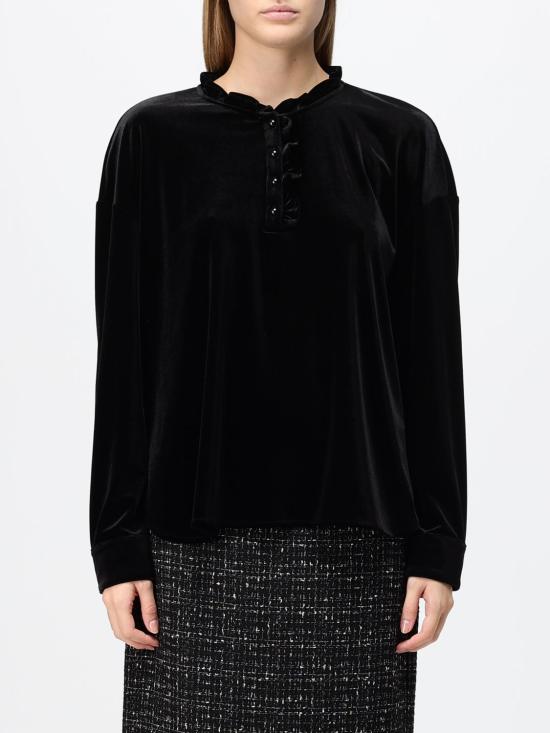 26FW 엠포리오 아르마니 탑 EW004147AF13341 UC001 Black